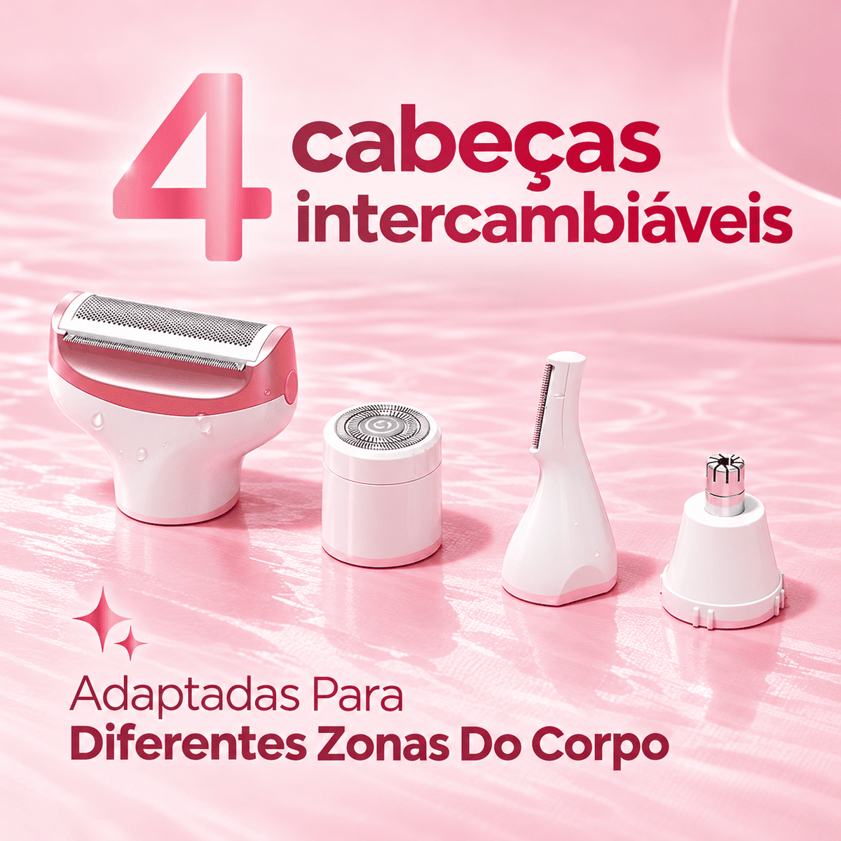 Depilador Elétrico 4 em 1 – DermaFlex™