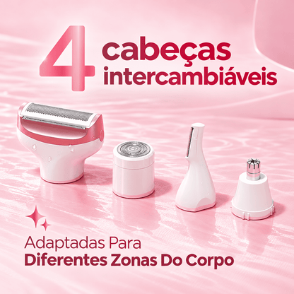 Depilador Elétrico 4 em 1 – DermaFlex™