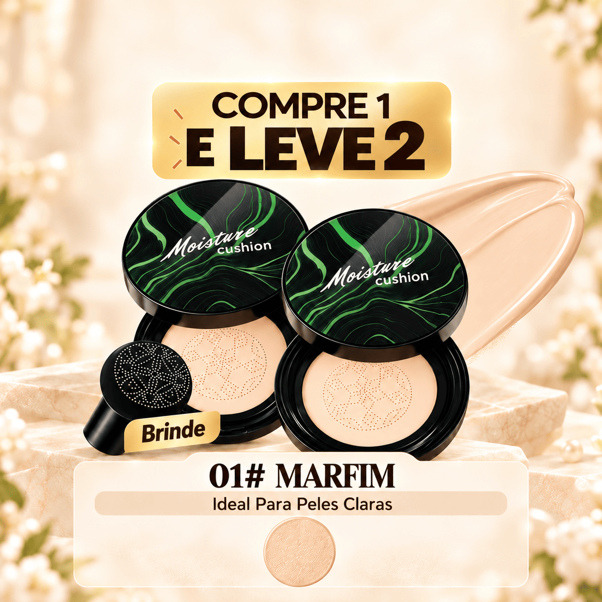 Transforme o Aspeto da Sua Pele com a Base Cushion Glow