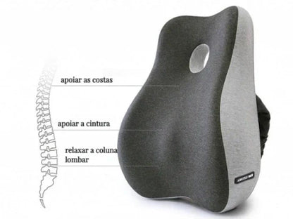 Suporte Lombar e Assento Ergonómico