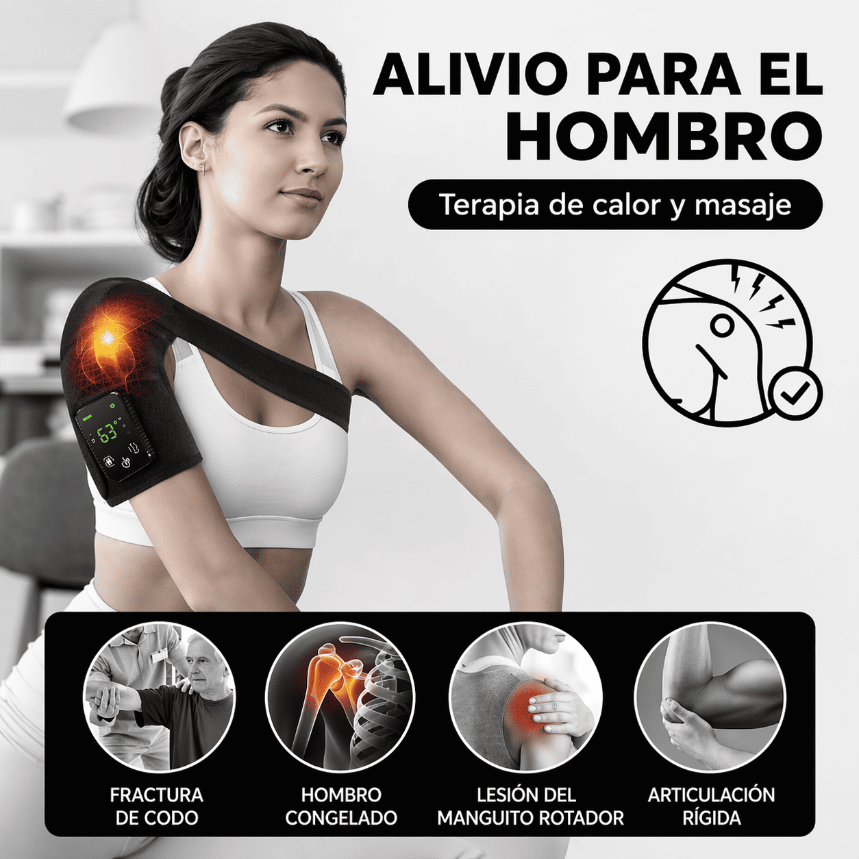 ReliefHeat  Massageador Térmico Multifunções