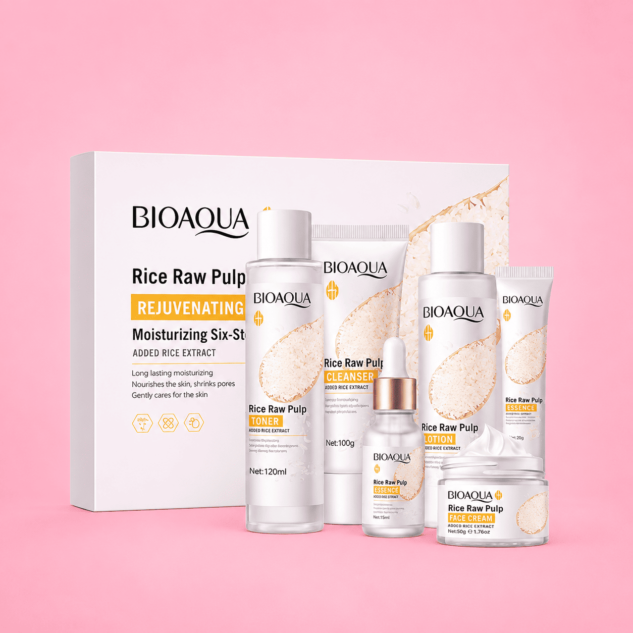Kit BIOAQUA Rice Raw Pulp