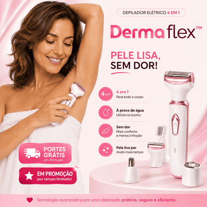 Depilador Elétrico 4 em 1 – DermaFlex™
