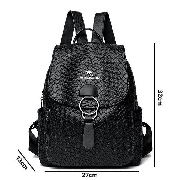 Mochila Feminina Croco