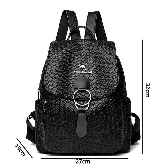 Mochila Feminina Croco