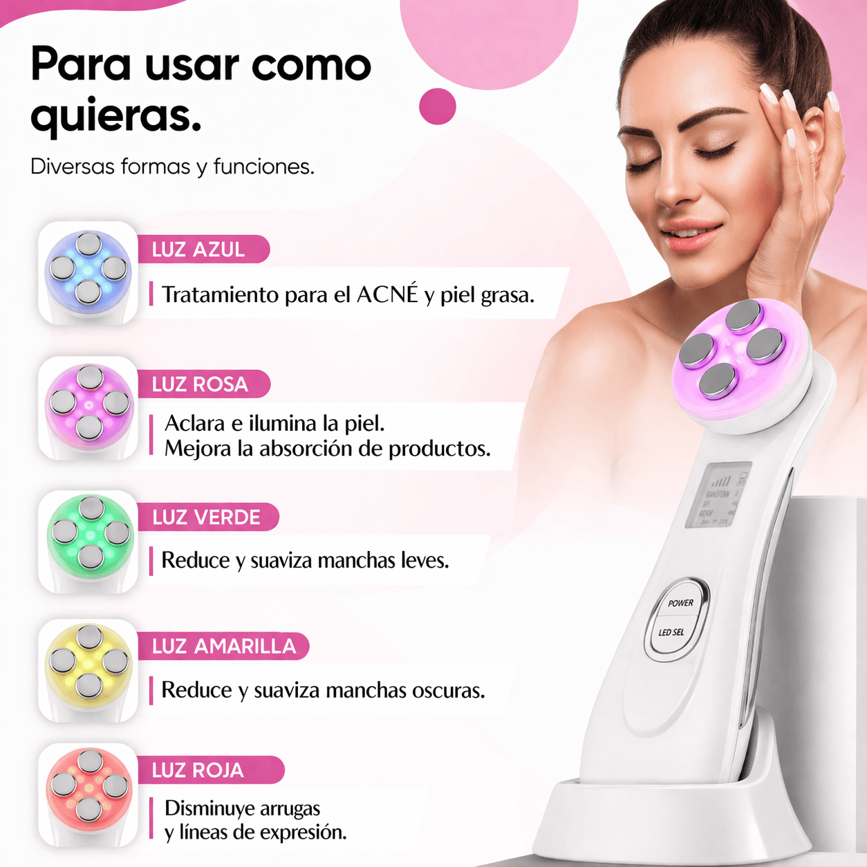Masajeador Facial 5 en 1