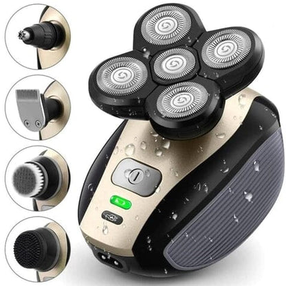 Máquina de Barbear e Aparador Elétrico 5 em 1 à Prova de Água — Shaver Max