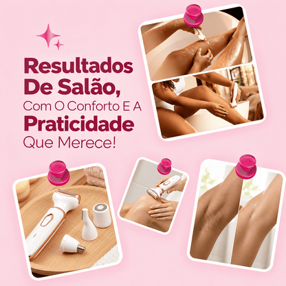 Depilador Elétrico 4 em 1 – DermaFlex™