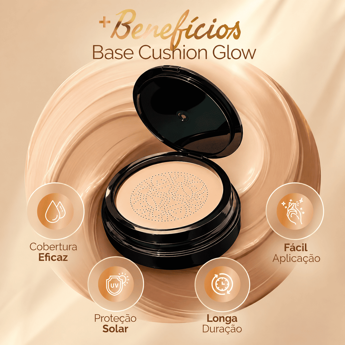 Transforme o Aspeto da Sua Pele com a Base Cushion Glow