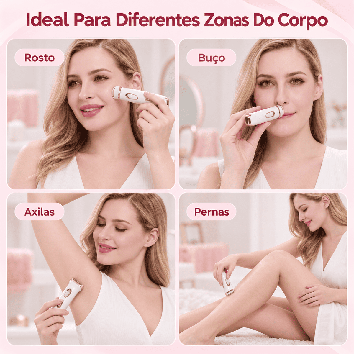 Depilador Elétrico 4 em 1 – DermaFlex™