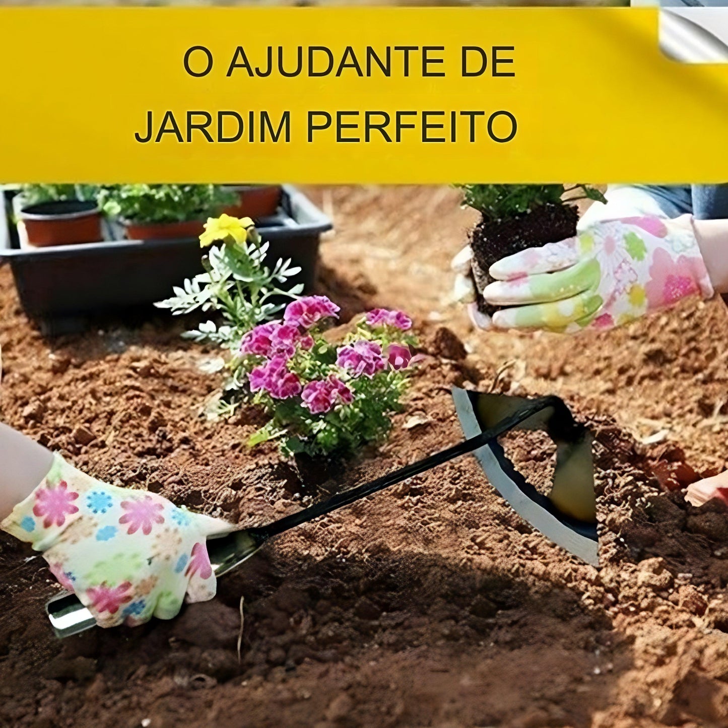 Enxada Vazada Endurecida em Aço Carbono