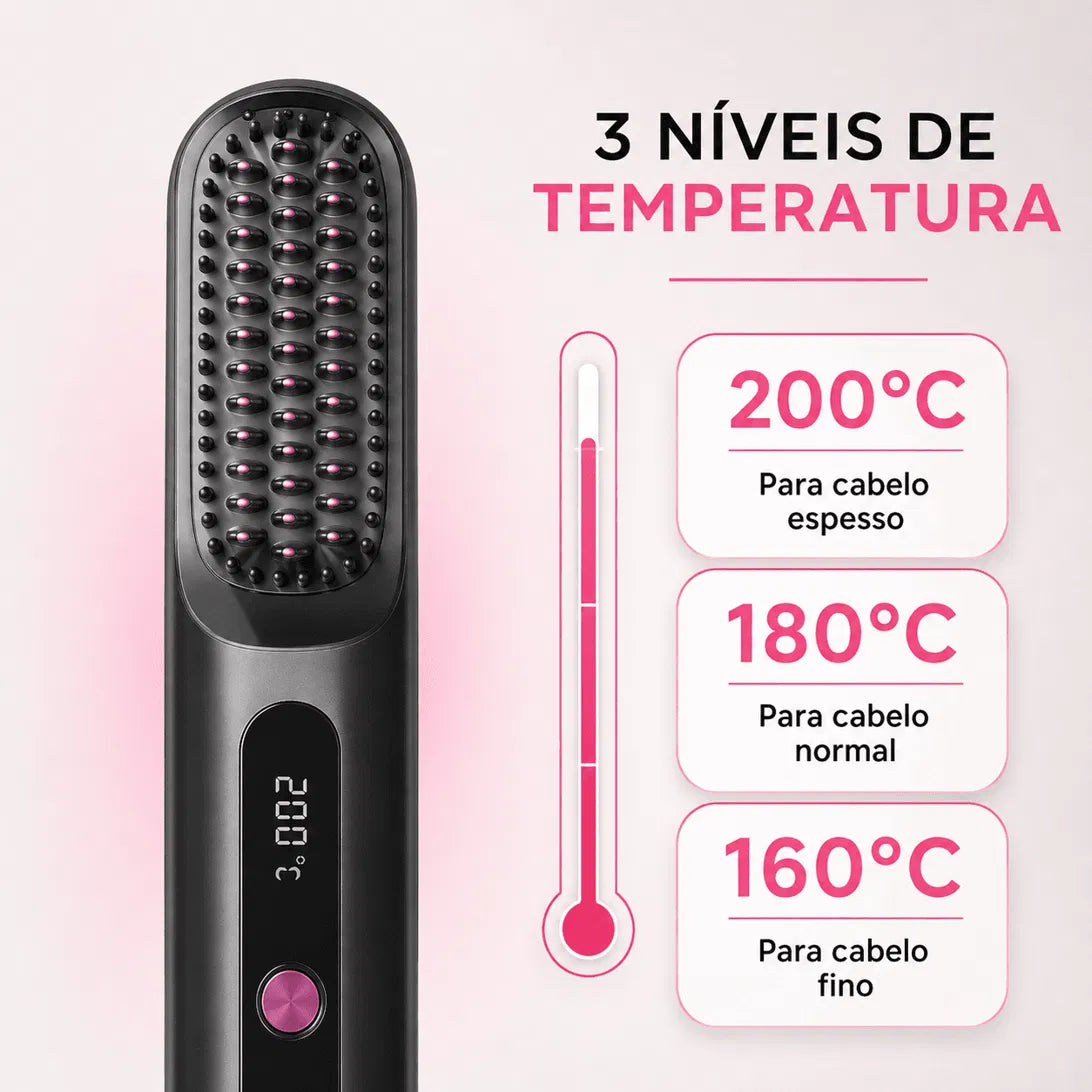 Cabelo Liso e Sem Frizz Onde Quiseres - GlowLiss Pro®