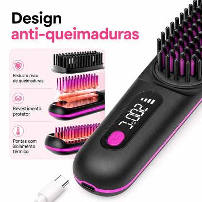 Cabelo Liso e Sem Frizz Onde Quiseres - GlowLiss Pro®