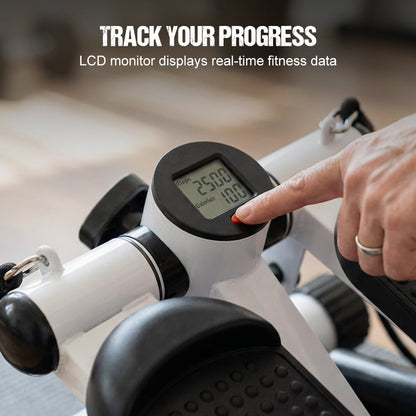 Stepper Portátil para Exercício em Casa com Bandas de Resistência