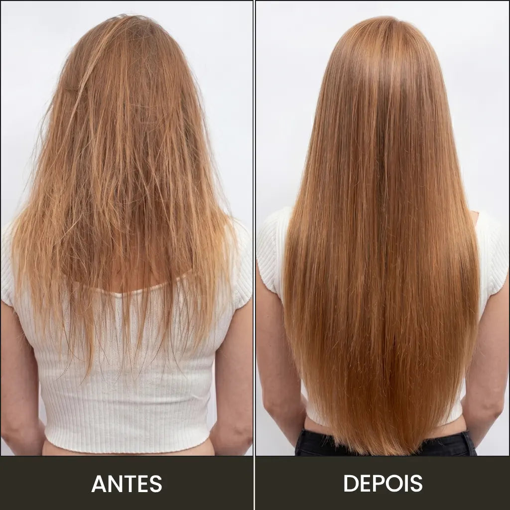 Escova Capilar com Luz Vermelha e Massagem Relaxante